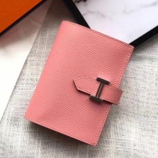 Hermes Bearn Mini Wallet In Rose Confetti Epsom Leather Hermes Bearn Mini Wallet In Rose Confetti Epsom Leather