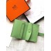 Hermes Bearn Mini Wallet In Vert Criquet Epsom Leather