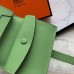 Hermes Bearn Mini Wallet In Vert Criquet Epsom Leather
