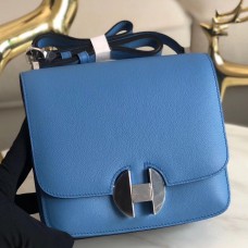 Hermes 2002 20cm Bag In Blue Paradise Evercolor Calfskin Hermes 2002 20cm Bag In Blue Paradise Evercolor Calfskin