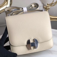 Hermes 2002 20cm Bag In Craie Evercolor Calfskin Hermes 2002 20cm Bag In Craie Evercolor Calfskin