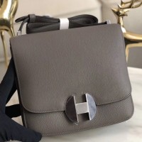 Hermes 2002 20cm Bag In Etain Evercolor Calfskin Hermes 2002 20cm Bag In Etain Evercolor Calfskin