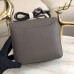 Hermes 2002 20cm Bag In Etain Evercolor Calfskin Hermes 2002 20cm Bag In Etain Evercolor Calfskin