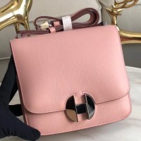 Hermes 2002 20cm Bag In Rose Sakura Evercolor Calfskin Hermes 2002 20cm Bag In Rose Sakura Evercolor Calfskin