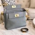 Hermes 24/24 29 Bag In Blue Glacier Clemence Calfskin Hermes 24/24 29 Bag In Blue Glacier Clemence Calfskin