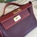 Hermes 24/24 29 Bag In Bordeaux Clemence Calfskin Hermes 24/24 29 Bag In Bordeaux Clemence Calfskin