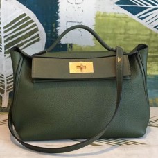 Hermes 24/24 29 Bag In Canopee Clemence Calfskin Hermes 24/24 29 Bag In Canopee Clemence Calfskin