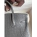 Hermes Birkin 25 Bag In Dark Grey Matte Alligator Crocodile Skin Hermes Birkin 25 Bag In Dark Grey Matte Alligator Crocodile Skin