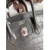 Hermes Birkin 25 Bag In Dark Grey Matte Alligator Crocodile Skin Hermes Birkin 25 Bag In Dark Grey Matte Alligator Crocodile Skin