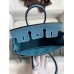 Hermes Birkin 25 Handmade Bag In Blue Jean Clemence Leather Hermes Birkin 25 Handmade Bag In Blue Jean Clemence Leather