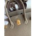 Hermes Birkin 25 Handmade Bag In Taupe Clemence Leather Hermes Birkin 25 Handmade Bag In Taupe Clemence Leather