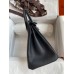 Hermes Birkin 25 Handmade Bag In Black Clemence Leather Hermes Birkin 25 Handmade Bag In Black Clemence Leather
