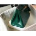 Hermes Birkin 25cm Bag In Green Embossed Crocodile Leather Hermes Birkin 25cm Bag In Green Embossed Crocodile Leather