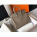 Hermes Birkin 25cm Bag In Taupe Embossed Crocodile Leather Hermes Birkin 25cm Bag In Taupe Embossed Crocodile Leather