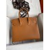 Hermes Birkin 25 Handmade Bag In Gold Epsom Calfskin Hermes Birkin 25 Handmade Bag In Gold Epsom Calfskin