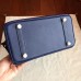Hermes Birkin 25 Handmade Bag In Sapphire Epsom Calfskin Hermes Birkin 25 Handmade Bag In Sapphire Epsom Calfskin