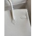 Hermes Birkin 25 Handmade Bag In White Epsom Calfskin Hermes Birkin 25 Handmade Bag In White Epsom Calfskin