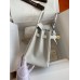 Hermes Birkin 25 Handmade Bag In White Epsom Calfskin Hermes Birkin 25 Handmade Bag In White Epsom Calfskin