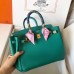 Hermes Birkin 25 Handmade Bag In Malachite Swift Leather Hermes Birkin 25 Handmade Bag In Malachite Swift Leather