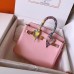 Hermes Birkin 25 Handmade Bag In Pink Swift Leather Hermes Birkin 25 Handmade Bag In Pink Swift Leather