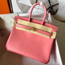 Hermes Birkin 25 Handmade Bag In Rose Lipstick Swift Leather Hermes Birkin 25 Handmade Bag In Rose Lipstick Swift Leather