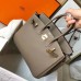 Hermes Birkin 25 Handmade Bag In Taupe Swift Leather Hermes Birkin 25 Handmade Bag In Taupe Swift Leather