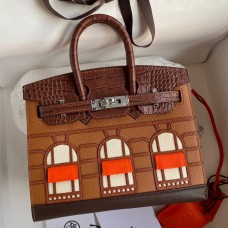 Hermes Brown Sac Faubourg Birkin 20 Sellier Limited Edition Bag Hermes Brown Sac Faubourg Birkin 20 Sellier Limited Edition Bag
