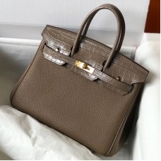 Hermes Touch Birkin 25cm Limited Edition Taupe Bag Hermes Touch Birkin 25cm Limited Edition Taupe Bag