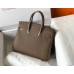 Hermes Touch Birkin 25cm Limited Edition Taupe Bag Hermes Touch Birkin 25cm Limited Edition Taupe Bag