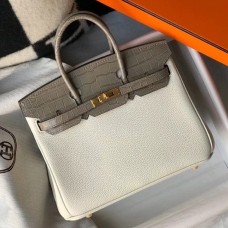 Hermes Touch Birkin 25cm Limited Edition White Bag Hermes Touch Birkin 25cm Limited Edition White Bag