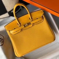 Hermes Touch Birkin 25cm Limited Edition Yellow Bag Hermes Touch Birkin 25cm Limited Edition Yellow Bag