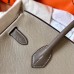 Hermes Birkin 30 Handmade Bicolor Bag In Grey Epsom Leather Hermes Birkin 30 Handmade Bicolor Bag In Grey Epsom Leather
