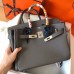 Hermes Birkin 30 Handmade Bag In Ardoise Clemence Leather Hermes Birkin 30 Handmade Bag In Ardoise Clemence Leather