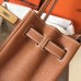 Hermes Birkin 30 Handmade Bag In Gold Clemence Leather