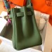 Hermes Birkin 30 Handmade Bag In Canopee Clemence Leather Hermes Birkin 30 Handmade Bag In Canopee Clemence Leather