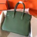 Hermes Birkin 30 Handmade Bag In Canopee Clemence Leather Hermes Birkin 30 Handmade Bag In Canopee Clemence Leather