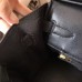 Hermes Birkin 30 Handmade Bag In Black Clemence Leather Hermes Birkin 30 Handmade Bag In Black Clemence Leather