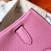 Hermes Birkin 30 Handmade Bag In Pink Clemence Leather Hermes Birkin 30 Handmade Bag In Pink Clemence Leather