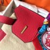 Hermes Birkin 30 Handmade Bag In Red Clemence Leather