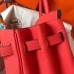 Hermes Birkin 30 Handmade Bag In Rose Extreme Clemence Leather Hermes Birkin 30 Handmade Bag In Rose Extreme Clemence Leather