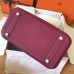 Hermes Birkin 30 Handmade Bag In Ruby Clemence Leather Hermes Birkin 30 Handmade Bag In Ruby Clemence Leather