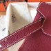 Hermes Birkin 30 Handmade Bag In Ruby Clemence Leather Hermes Birkin 30 Handmade Bag In Ruby Clemence Leather