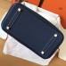 Hermes Birkin 30 Handmade Bag In Navy Blue Clemence Leather Hermes Birkin 30 Handmade Bag In Navy Blue Clemence Leather