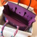 Hermes Birkin 30 Handmade Bag In Ultraviolet Clemence Leather Hermes Birkin 30 Handmade Bag In Ultraviolet Clemence Leather