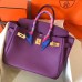 Hermes Birkin 30 Handmade Bag In Ultraviolet Clemence Leather Hermes Birkin 30 Handmade Bag In Ultraviolet Clemence Leather