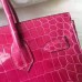 Hermes Birkin 30 Bag In Rose Red Crocodile Niloticus Shiny Skin Hermes Birkin 30 Bag In Rose Red Crocodile Niloticus Shiny Skin