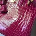 Hermes Birkin 30 Bag In Rose Red Crocodile Niloticus Shiny Skin Hermes Birkin 30 Bag In Rose Red Crocodile Niloticus Shiny Skin