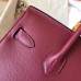 Hermes Birkin 30 Handmade Bag In Bordeaux Epsom Leather