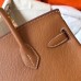 Hermes Birkin 30 Handmade Bag In Gold Epsom Leather