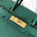 Hermes Birkin 30 Handmade Bag In Malachite Epsom Leather Hermes Birkin 30 Handmade Bag In Malachite Epsom Leather